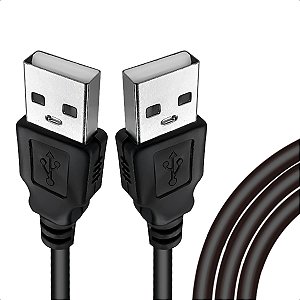 Cabo Extensor Usb Macho para Usb Macho 1,50m Preto