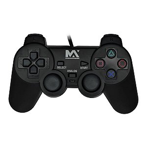Controle Para Play1 Play2 Dualshock com Fio e Analógico