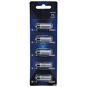 Baterias Alcalina 12v 27a Cartela com 05 Unidades