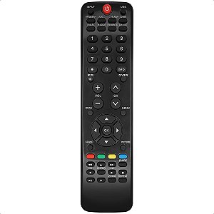 Controle Remoto Compatível com Tv H-buster Lcd 32L05HD