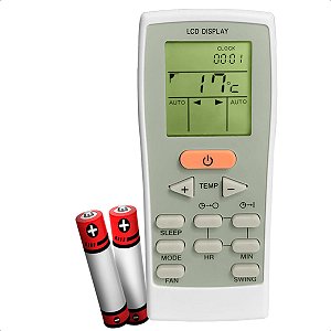 Controle Remoto Compatível com Ar Condicionado York GZ-12A-E1