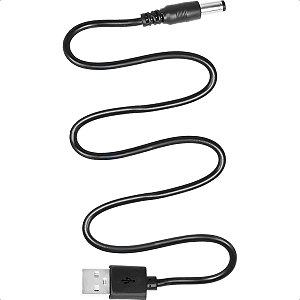 Cabo Usb Para Fonte Pino P4 5.5 2.5mm 50cm