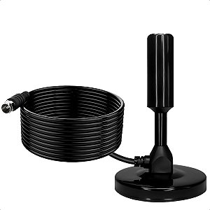 Antena Digital para Tv Interna Hdtv Dtv com Plug F