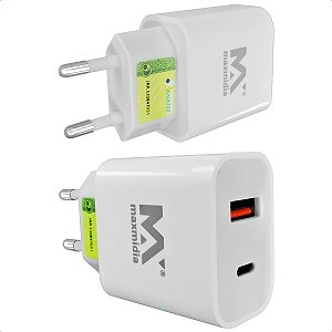 Fonte Rápida Turbo de Parede para Carregador Usb Tipo-C