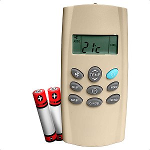 Controle Remoto Universal Compatível com Ar Condicionado Springer Carrier