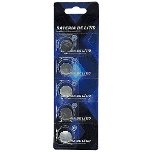 Baterias 3v Cr1620 Cartela Com 05 Unidades