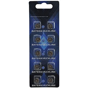 Baterias Alcalina Ag6 Lr920 1.5v Cartela Com 10 Unidades