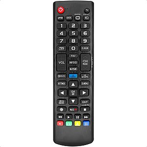 Controle Remoto Compatível com Tv Smart Tv Lcd Led