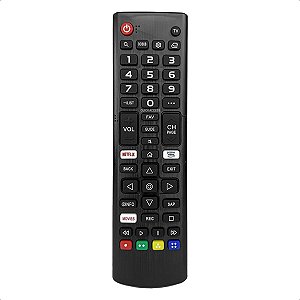 Controle Remoto Compatível com Tv LG Smart Netflix