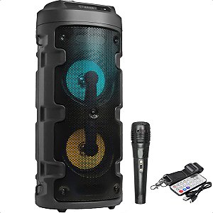 Alto Falante Caixa De Som 20w Radio FM Portátil Usb Potente