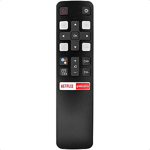 Controle Remoto Compatível com Tv TCL Smart Tv comando de Voz 4K