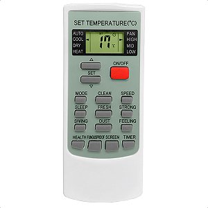 Controle Remoto Compatível com Ar Condicionado Split Elgin
