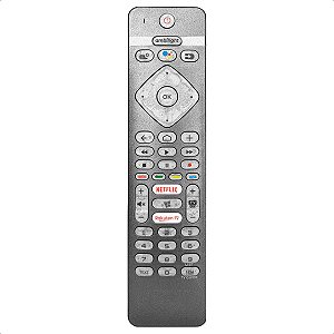 Controle Remoto Compatível com Tv Philips Netflix 43pus6704