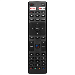 Controle Remoto Compatível com Tv Jvc Netflix Youtube