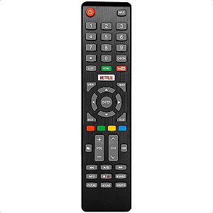 Controle Remoto Compatível com Tv Cobia Haier Smart Netflix