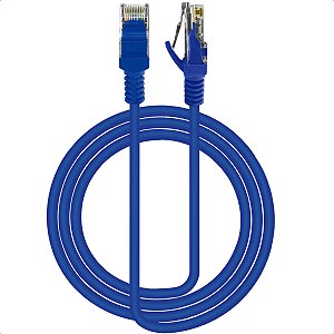Cabo de Rede Rj45 Montado Azul 15 Metros