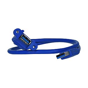 Cabo Extensor Usb com Parafuso 3.0 30cm Montado