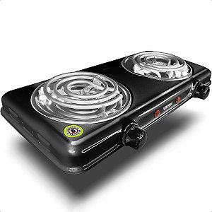 Fogão Fogareiro Elétrico Duas Bocas Portátil 2000w 220V