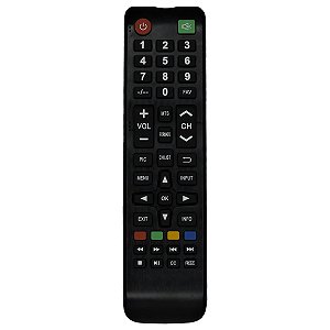 Controle Remoto Compatível com Tv Multilaser Tl016 Tl017
