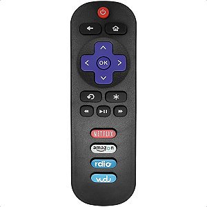 Controle Remoto Compatível com Tv Tcl Roku com Netflix