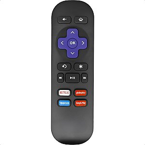 Controle Remoto Compatível com TV Aoc Roku Streaming Hbo