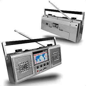 Rádio Retro 2 Alto Falante 3 Polegadas com 11 Bandas