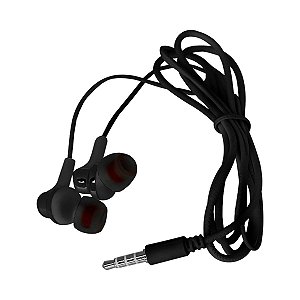 Fone de Ouvido com Microfone Extra Bass Maxmidia Preto