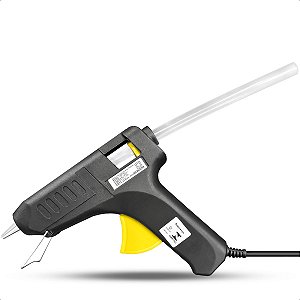 Pistola de Cola Quente Grande Bivolt 40w para Artesanato