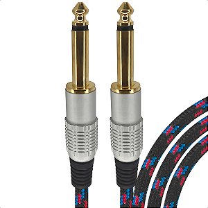 Cabo De Guitarra Profissional P10 De Nylon 5m