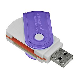 Adaptador De Cartão De Memória USB 2.0 SD/Micro