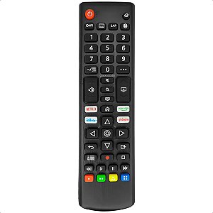 Controle Remoto Compatível com Tv Smart Lcd Netflix