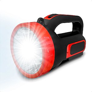 Lanterna Grande Recarregável Luz Bateria De Longa Duração 19 Leds
