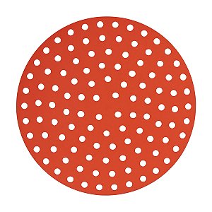 Tapete Redonda para Air Fryer de Silicone Reutilizável