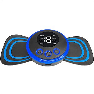 Mini Massageado Portátil Elétrico Recarregável Cervical Dores