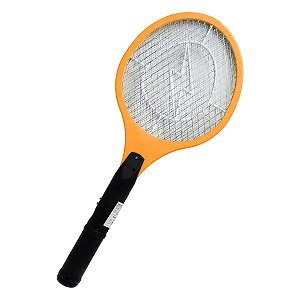 Raquete Mata Insetos Mosquito e Moscas Bivolt Recarregável