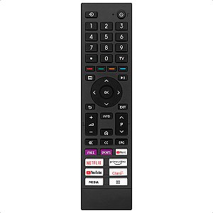 Controle Remoto Compatível com Smart Tv Toshiba Netflix Youtube