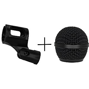 Kit Para Audio De Suporte E Grade Protetora Para Microfones