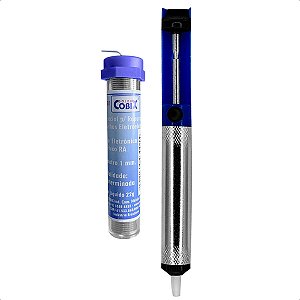 Kit Para Soldagem Com Solda Compativel Com Estanho E Sugador