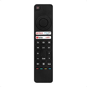 Controle Remoto Compatível com TV Aiwa AW-TV-43-BL-01 / AW-TV-50-BL-01 Smart TV