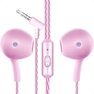 Fone de Ouvido Tipo P3 Extra Bass Com Microfone 1 metros