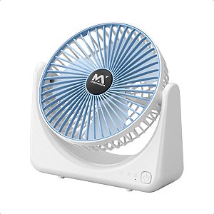 Ventilador de Mesa Portatil Recarregavel USB Silencioso 3 Velocidades Sem Fio