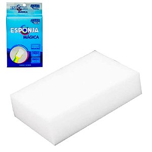 Esponja Magica Limpeza Pesada Clean Tech Manchas e Sujeiras G