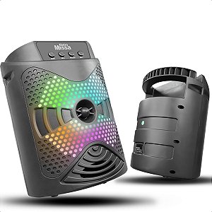 Alto falante 6.5 Caixa de som 5W Bluetooth Portátil USB Led