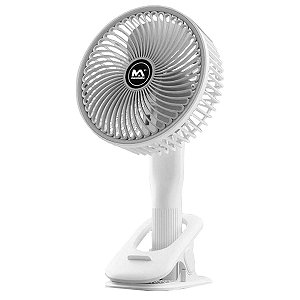Ventilador De Mesa Elétrico Recarregável Usb Sem Fio Com Clipe Portatil Econômico