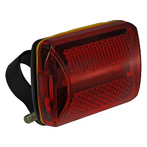 Lanterna 3 Led Sinalizadora De Segurança Para Bicicleta