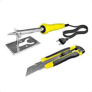 Ferro De Solda 60W 220V Profissional Com Estilete Largo 18mm