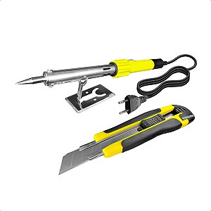 Ferro De Solda 60W 220V Profissional Com Estilete Largo 18mm