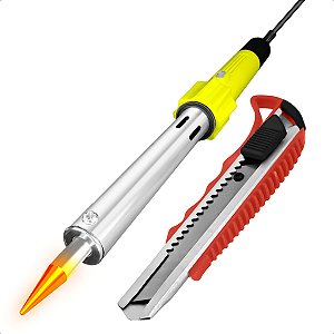 Ferro De Solda 100W 220V Elétrico E Estilete Doméstico 18mm