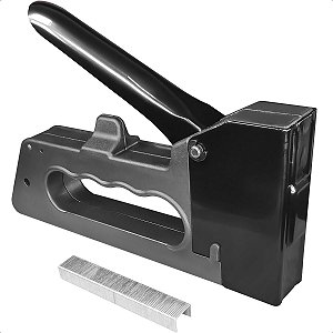 Grampeador de Tapeceiro Alta Pressão Profissional Manual+100 grampos 8MM Trabalhos Artesanais
