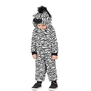 Macacão infantil inverno pelinho pijama zebra